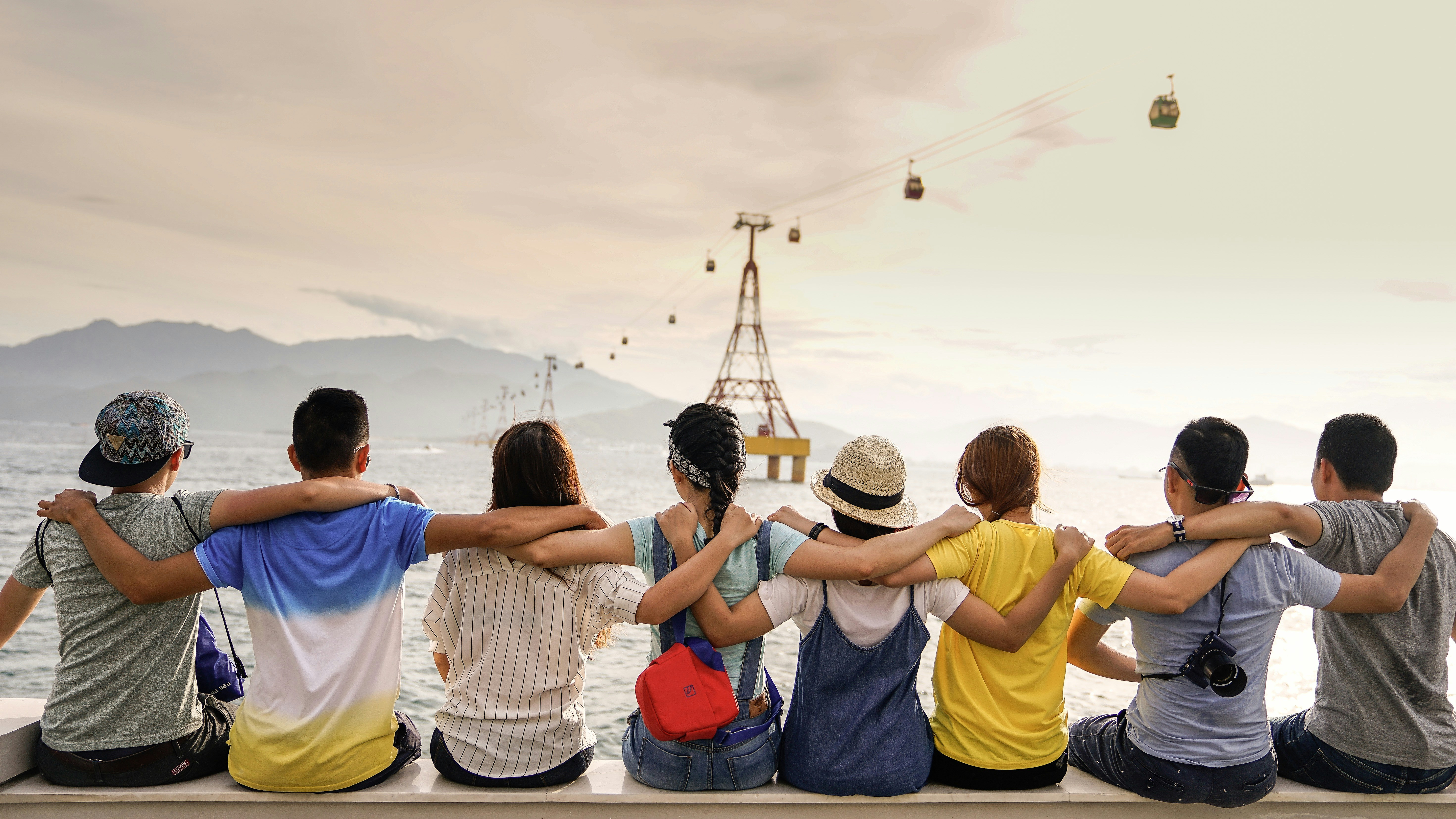 Friends enjoying a shared activity